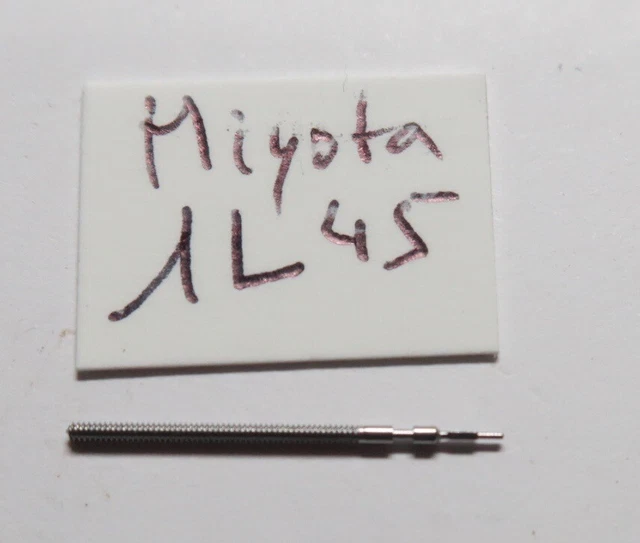 Tige De Remontoir Miyota 1L45 - Pièce Détachée Neuve Pour Montre - Référence 401 - Compatible Tiger