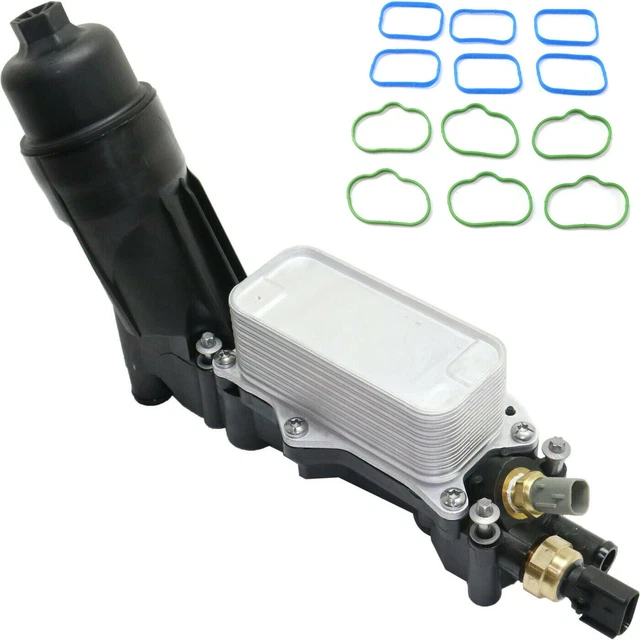 ALUMINUM OIL COOLER Filter Housing Fits 20112016 Dodge Jeep Chrysler