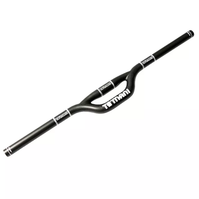 3K Carbon Fiber MTB Bike Handlebar Folding Bike Riser Bar Handlebars 25.4/31.8mm