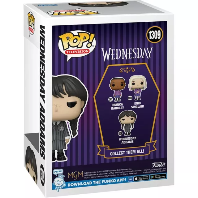 Funko Pop! Addams Family Wednesday Addams #1309 with Protector - IN STOCK!!! 3
