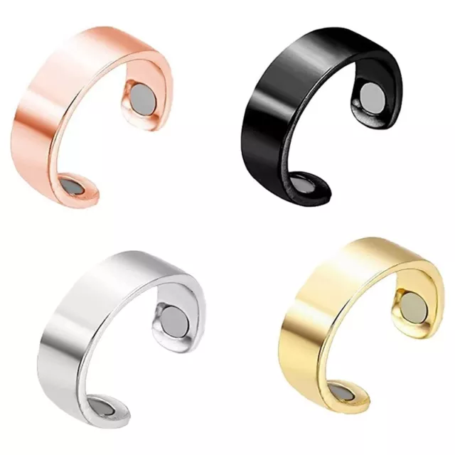 Paquete de 4 Anillos MagnéTicos para Terapia de Drenaje LinfáTico, Anillos 8253