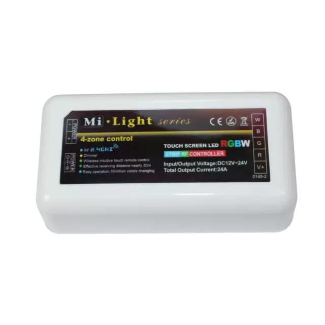 MiLight MiBoxer 4 zones RGBW DEL kit commande Wi-Fi télécommande commande murale 2