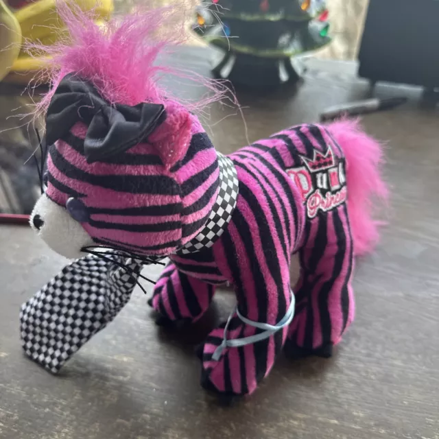 GANZ WEBKINZ PLUSH Pink Striped Rockerz Cat Punk Princess Rare 1.59 PicClick AU