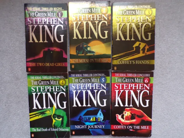 The Green Mile - Stephen King - 1996 Paperback First Edition In 6 Parts