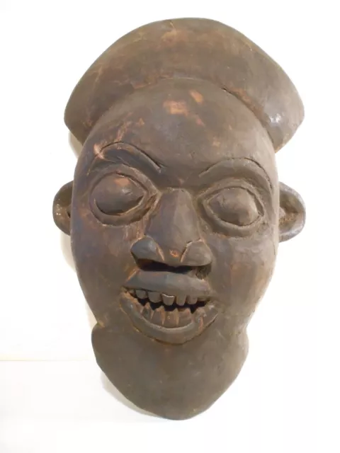 Ancien Masque Funéraire  Bois Art Africain Art Tribal Afrique