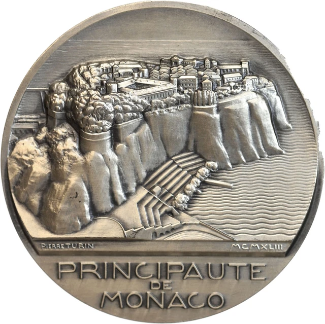 Médaille D'Honneur du Travail Monaco Louis II 17 Janvier 1923 (158-48/P23/N9