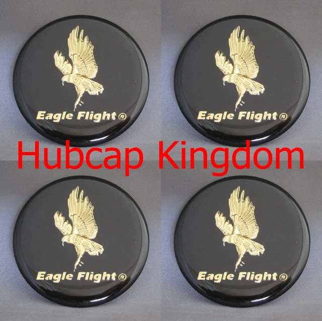 NEW EAGLE FLIGHT Wheel Simulator Rim Center Cap STICKER DECAL 53MM