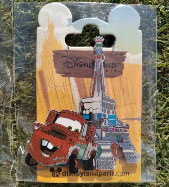 Cars Road Trip Martin Tow Mater Eiffel Tower Disney Land Paris DLP Nov 2022 Pin