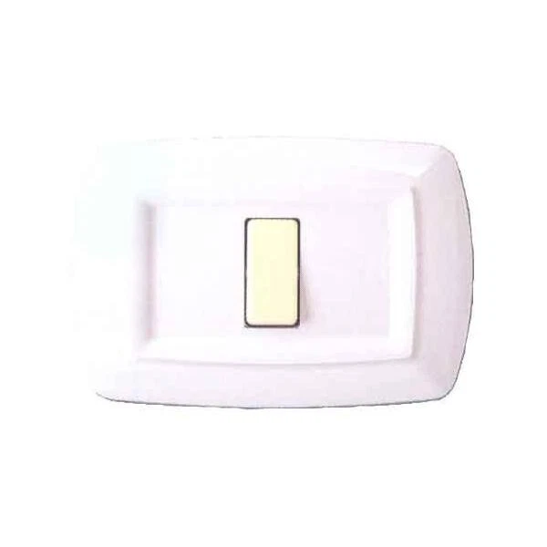 Placca Tondo' 1 Posto Bianco ( ELETTROCANALI cod. ECL2591WH )