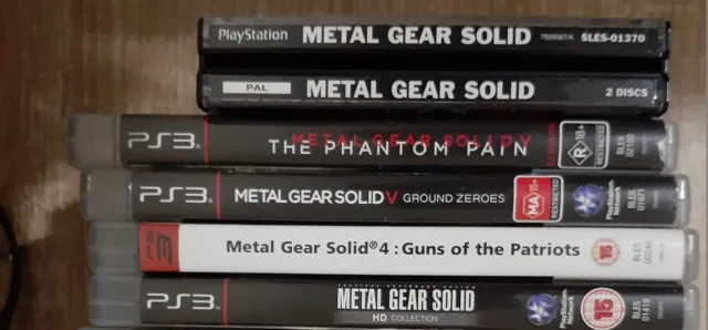Sony PlayStation PS1/PS3 Metal Gear Solid bundle