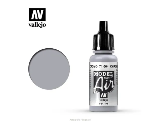 VALLEJO MODEL AIR 71064 - CHROME - ACRILICO 17ml