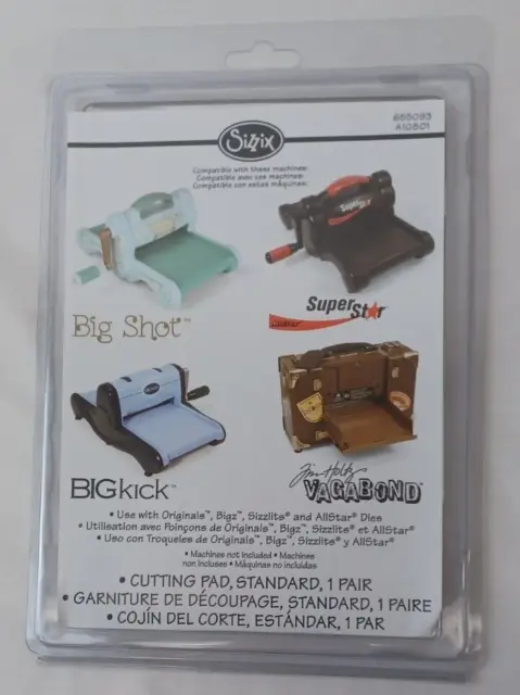 Sizzix BIGkick/Big Shot/Vagabond Cutting Pads 1 Pair XL Extended