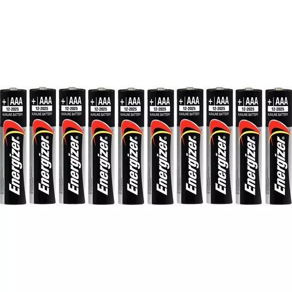 Batterie alcaline Energizer E300171800 taille AAA (Pack de 10)