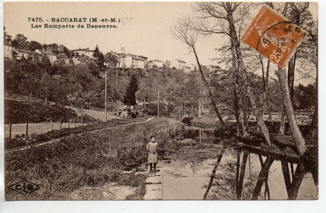 BACCARAT - Meurthe et Moselle - CPA 54 - les remparts de Deneuvre