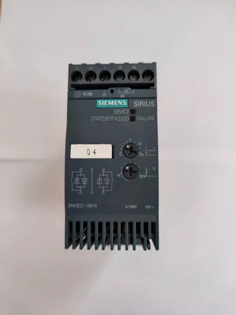 Sanftstarter Siemens SIRIUS 3RW3027-1BB14