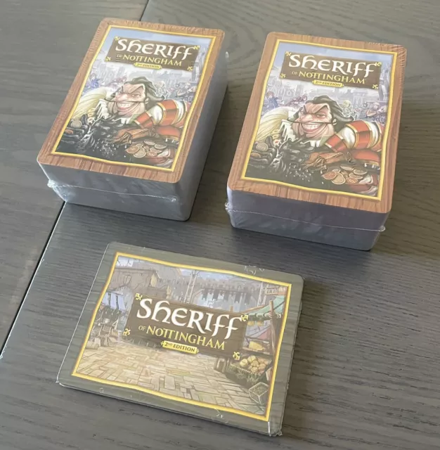 Sheriff of Nottingham, 2nd Edition | All Game Cards Sealed |Official Game Pieces