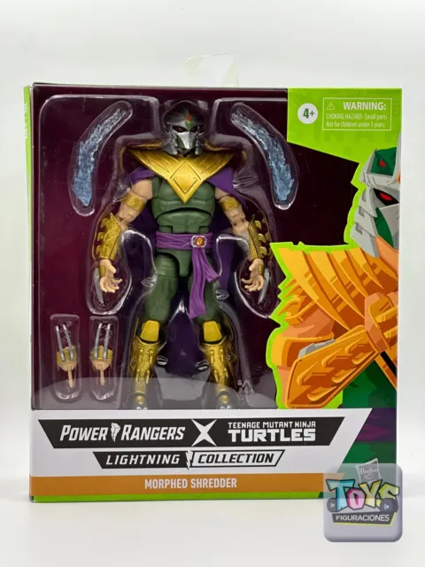 Power Rangers X TMNT Lightning Collection Morphed Shredder Hasbro NEW