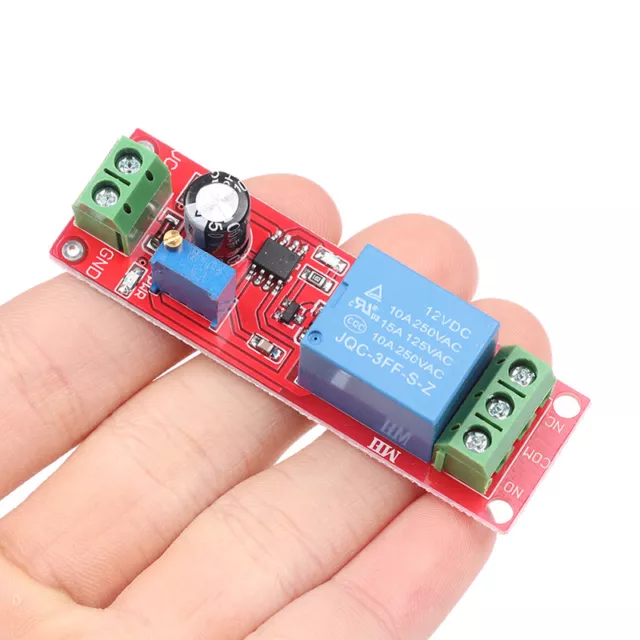 NE555 DC 12V Delay Relay Shield Timer Switch Adjustable Modu~F6