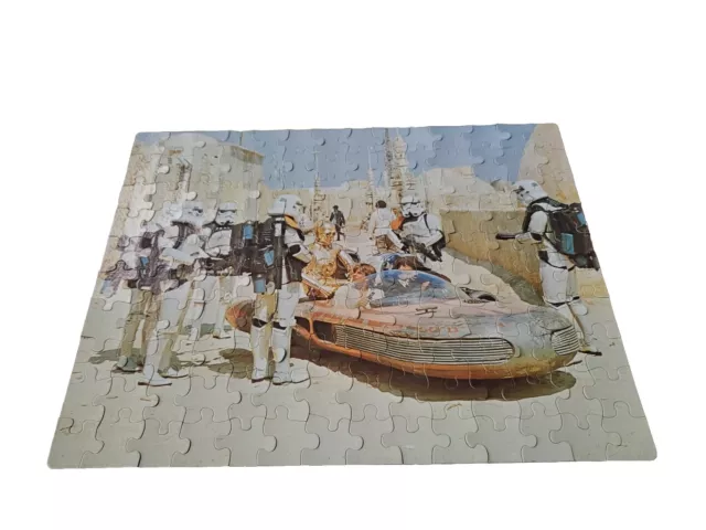 MAY THE FOURTH BE WITH YOU!Star Wars Vintage 140 Pc Jigsaw Puzzle Complete 1977