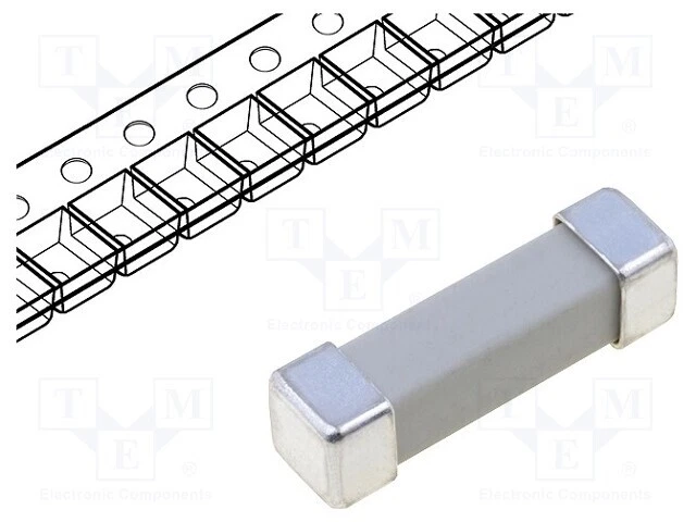 Sécurité : Schmelz Fusible 10A Céramique 250V SMD 16x4, 5x4, 5mm 160016.10 - Sic