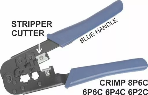 RJ-45 Crimping Tool Cable Tester Modular CAT5/6 Cable