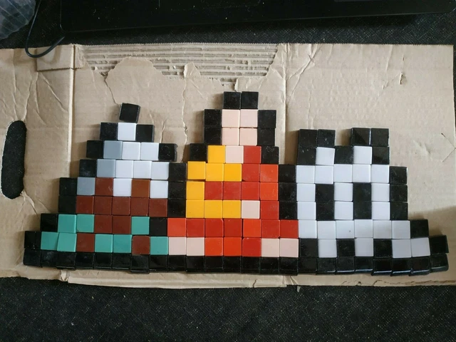 KIT MOSAÏQUE SPACE invaders bidon huile EUR 70,00 - PicClick FR