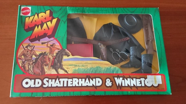 FIGURINE MATTEL BIG Jim Karl May Old Shatterhand / Dakota Joe, en vrac, complète EUR 44,95 - FR