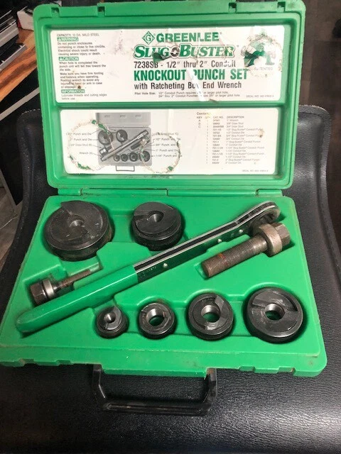 Greenlee 7238SB Slug Buster Knockout Punch Set L418855A-TK
