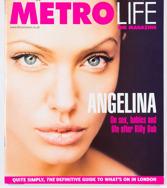 ANGELINA JOLIE SEX, Babies & Billy Bob Thornton interview ES METRO LIFE MAGAZINE EUR 73,98