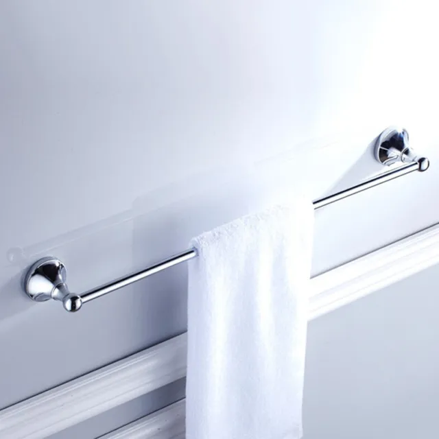 Chrome Brass Wall Mounted Bathroom Accessory Set Toilet Roll Rack Towel Holder