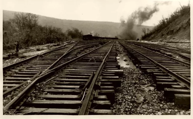 7Cc129 Rp 1936 Western Maryland Railroad Flood Damage Knobmount Yard Wv