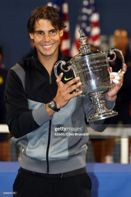 VESTE TENNIS NIKE Rafael Nadal US OPEN 2010 taille L ULTRA RARE WINNER EUR 210 00 PicClick FR