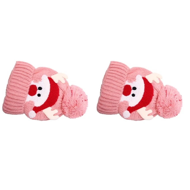 Set 2 Bambino Copricapo Di Natale Cappello Da Sci Per Bambini