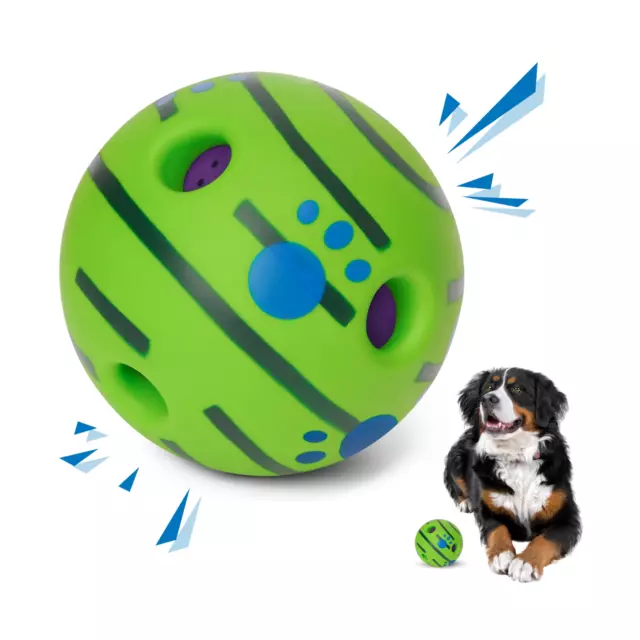 Funny Wobble Wag Giggle Ball Dog Play Training Pet Toy With Sound outdoor Indoor