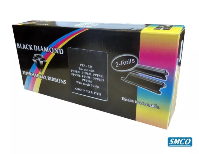 Philips Magic 3 Primo PPF331 PPF531 PPF581 PPF585 FAX FILM WITH CHIP By SMCO