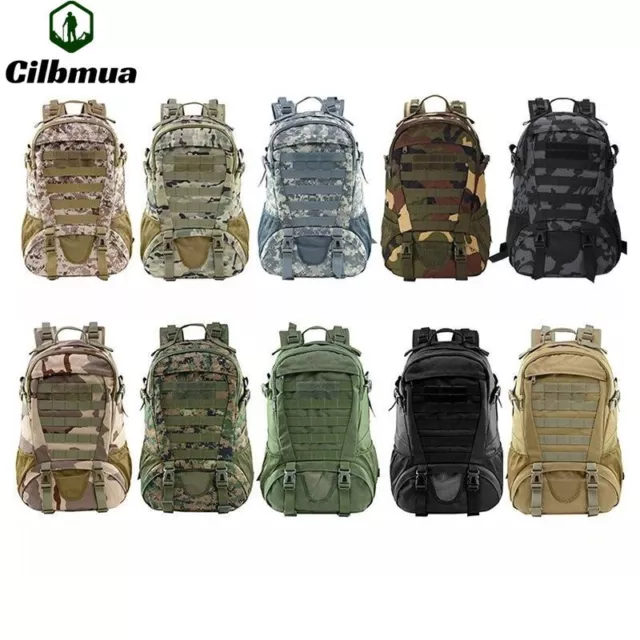 Outdoor Military Molle Tactical Backpack Travel Hiking Rucksack Camping Sports