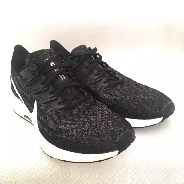 Nike Pegasus 36 Shoes Womens Size 8 Black Gray Zoom Running Sneakers