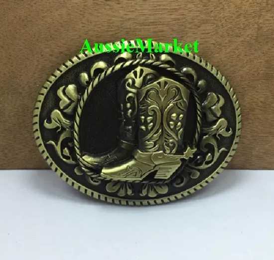 1 x mens ladies girls belt buckle boots tamworth country dance music jeans shoes