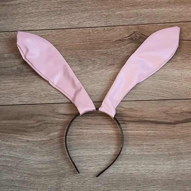Bunny Ears Headband White Pink rabbit hair band accessory easter bunny  costume