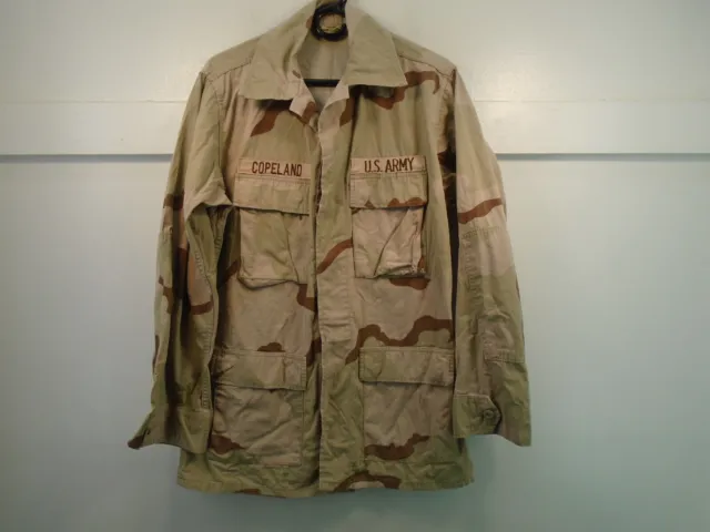 USGI US Military Desert Combat Uniform DCU Coat Shirt Size Small Long 1999 100-H