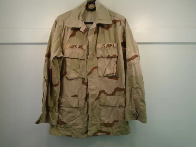 USGI US Military Desert Combat Uniform DCU Coat Shirt Size Small Long 1999 100-H