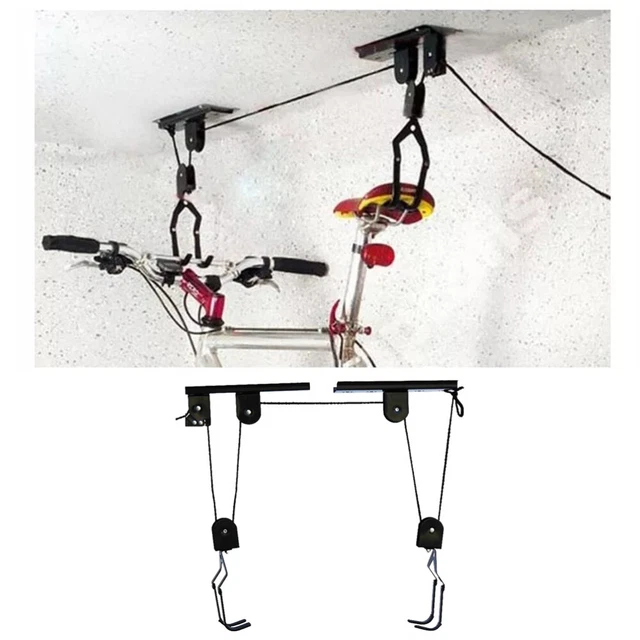 Bike Bicycle Hanger Hook Wall Mounted MTB Kayak Garage Storage Rack Mount Steel