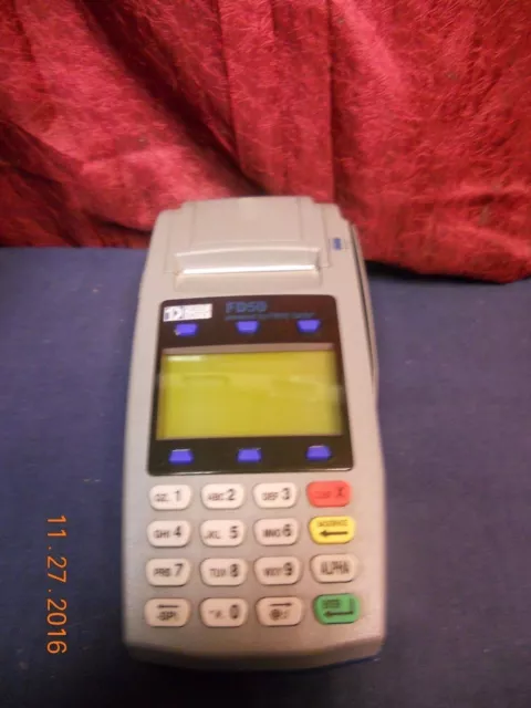 First Data FD-50 Credit Card Terminal