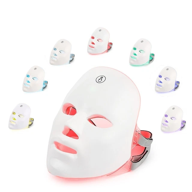 Mascara Facial LED con carga USB para Terapia de foton rejuvenecedor de la piel