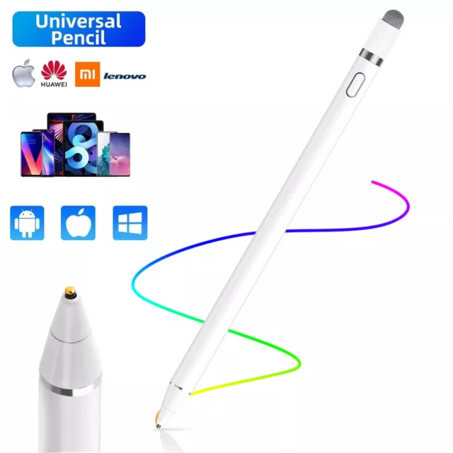 Universal Capacitive Stylus Pen Touch Screen Pencil For Apple iPad iPhone Tablet