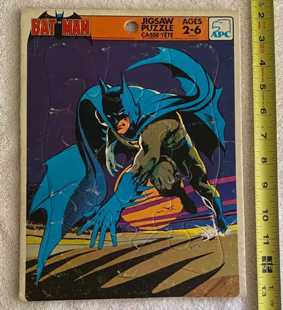 Vintage DC Comics 1976 Batman APC puzzle  Neal Adams