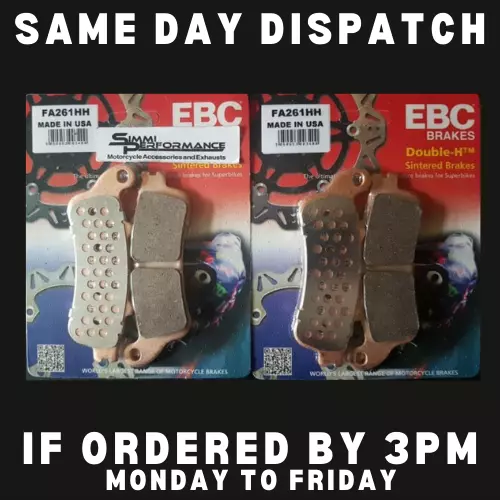 EBC HH FRONT Brake Pads Honda GL1800 Gold Wing 2001 2002 to 2014 2015 2016 2017