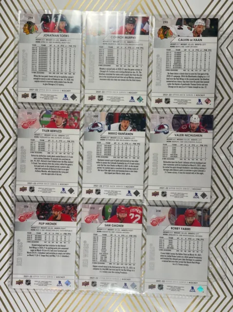 NHL 2021-22 Upper Deck Series 2 Hockey Base Cards Singles Pick from List 2