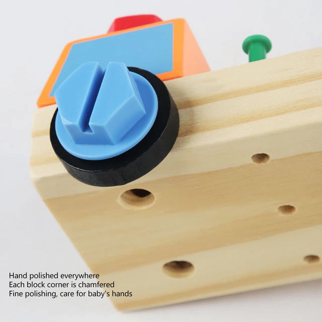 Tavolette di legno colorate per lo sviluppo sensoriale dei bambini