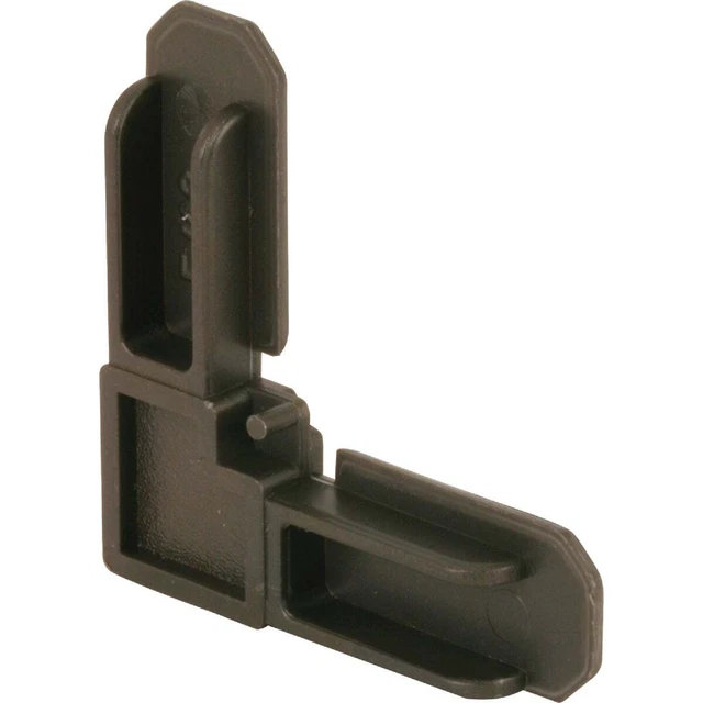 Prime-Line 3/4 pulgadas x 3/8 pulgadas Marco de pantalla de plástico de bronce (4 unidades) PL7722